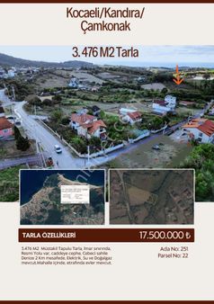 Kocaeli Kandıra Çamkonak Ta Ana Cadde Üzerinde Ormana Ve Denize Yakın