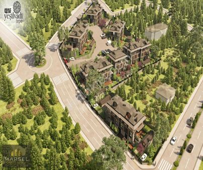 Yeşilvadi Huzzak Sitesin'de Doğa İle İç İçe Müstakil Tripleks