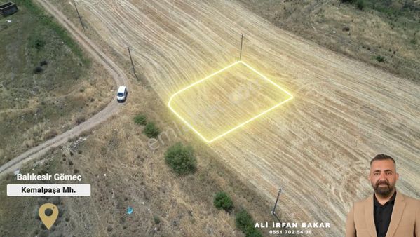 Gömeç Kemalpaşa'da Satılık, 404 M², Köşe Konum Villa Arsası