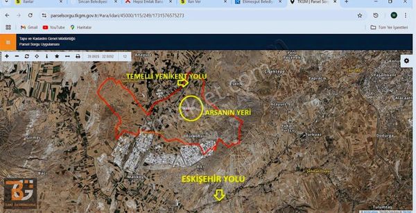 Temelli Türk Obasında Uygun Fiyatlı Yatırımlık 430 M2 Hisse