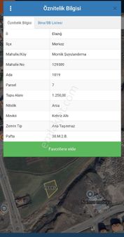 Çatal Çeşme Tokilerinin Üstün De 1,250 M2 Arsa