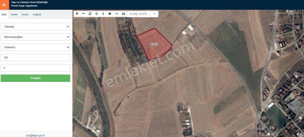 Satılık 6 Kat İmar Planlı Merkeze Yakın Arazi