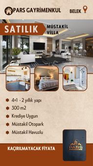 Belek’de Müstakil Villa