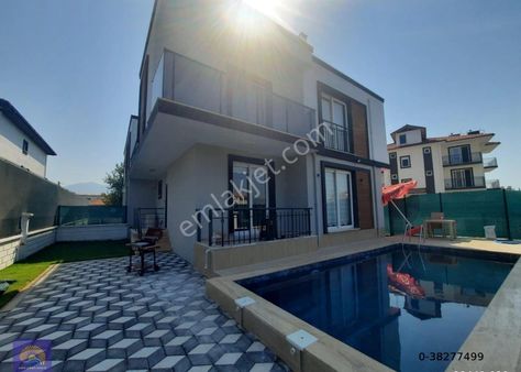 Ortaca Çaylıda 290 M2 Arsa Da Yüzme Havuzlu, Eşyalı, 4+1 Sıfır Dubleks Satılık