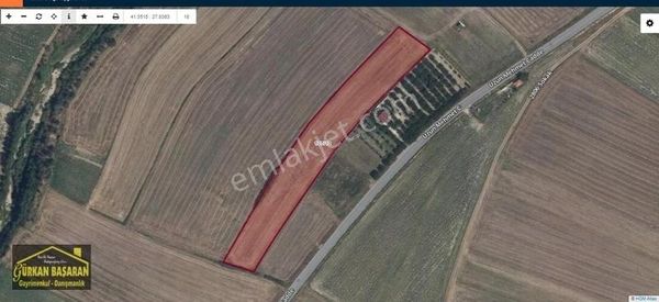 Satılık Tarla Köye Ve Ana Caddeye Çok Yakın