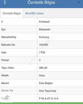 Babaeski Kurtuluş Ta 385 M2 İmarlı Arsa