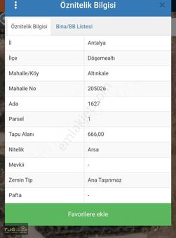 Döşemealtı Altınkale'de İster Villa İster Konut Sitesi Yap!!!