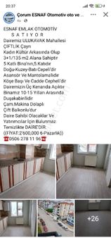 Esnaf Emlak'tan/çiftlik Çayırı'nda/3+1/135 M2/satılık Daire