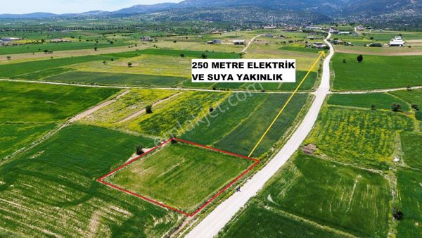 Korkuteli Yeltende 1667 M2 Tarla Yerleşime 250 Metre Mesafede