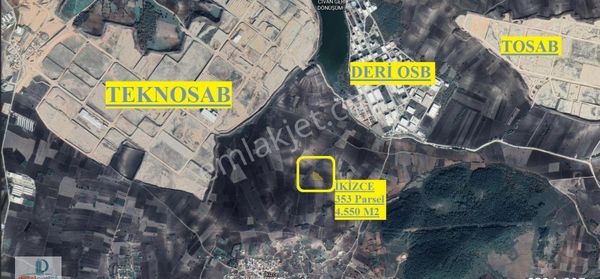 Dijitalemlak'tan İkizce'de Teknosab Sınırı Yatırımlık Kıymetli Tarla.