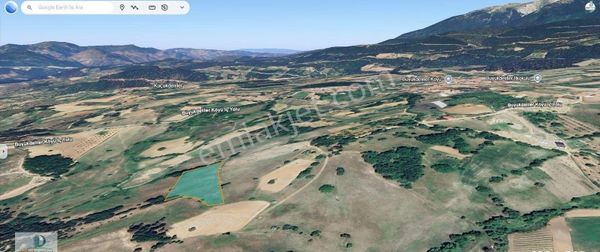 Dijitalemlak'tan Osmangazi Büyükdeliller Köyünde Satılık 6.600 M2 Köye Yakın Manzaralı Tarla.