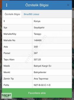 Tuncay Dan Bahçelievler Mh Satılık Müstakil Ev