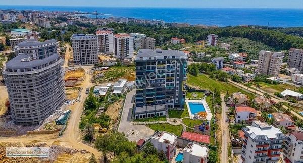 Alanya Avsallar'da Satılık 1+1 Deniz Manzaralı Full Aktiviteli