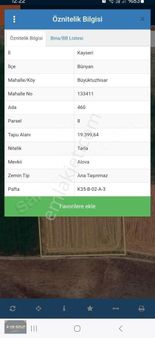 Vb Gruptan Büyüktuzhisarda Satılık Tarla