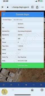 Realite Tapu 63 Celal İkbalden Satılık Emsalsiz Arsa