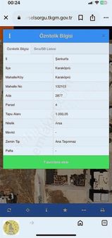 Realite Tapu 63 Celal İkbalden Satılık Emsalsiz Arsalar