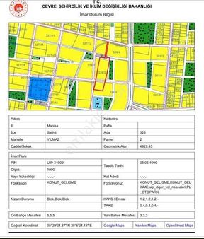 Yuvam Gayrimenkul'den Salihli Yılmaz Mah.satılık 1000m2 Konut İmarlı Arsa
