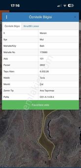 Mısırlı Gayrimenkul'den Satılık Mersin Mutta 6,832 M2 Tarla