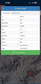 Mısırlı Gayrimenkul'den Satılık Mersin Mutta 2,563 M2 Tarla