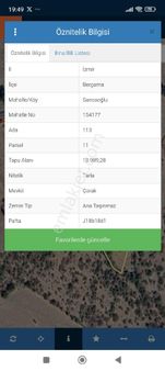 Bergama Sarıcaoğlu Mah Satılık Fırsat Tarlalar