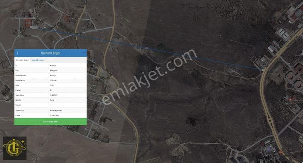 İkoniyum'dan Acil Ardınçlı 1857 M2 Arsa