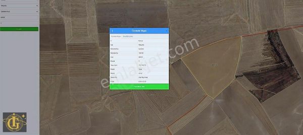 İkoniyum'dan Çaldere'de Satılk Hisseli 6500 M² Tarla