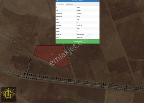 İkoniyum'dan Akören Orhaniye Asfalta 65 Metre Satılık Müstakil