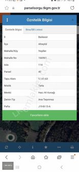 Balıkesir Altıeylül Yeşiller Doğa İçi Tarla