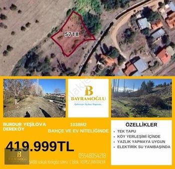 Bayramoğlundan Satılık Arsa