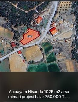 Acıpayam Hisar Projeli Arsa Fırsatı