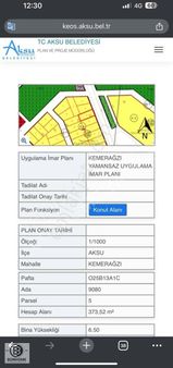 Kemerağzı Satılık Villa Parseli Ayrık Nizam