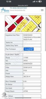 Bonhome Dan Kemeragzı Satılık Parseller