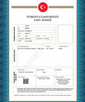 Tokat Erbaa Müstakil Ev Tapu Sahibi Perta Emlak Ümit Tahmaz