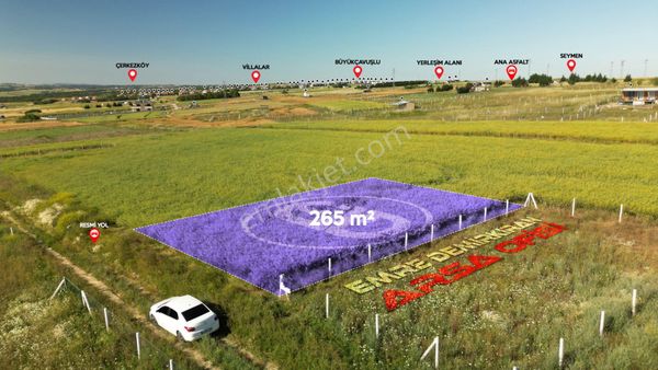 Silivri Balabanda Gölet Manzaralı 265 M² Satılık Arsa