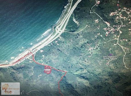 Düzköyde Satılık Deniz Manzaralı Bahçe