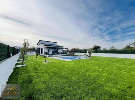*** Çetinkaya Yapı *** Satılık Havuzlu Ultra Lüks Eşyalı Bağ Evi