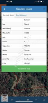 Edremit Kavlaklarda Fırsat Zeytinlik