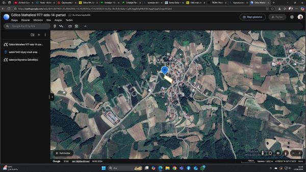 Sakarya Kaynarca Gölce Mahallesinde 1400m² Köy İçi İmarlı Arsa