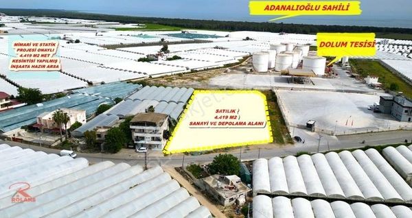 Mimari Projesi Hazır Yola Cepheli 4.419 Sanayi Ve Depolama Alanı