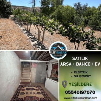 Yeşildere De Acil Satılık Arsa + Bahçe + Ev