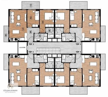 G A Dan Karnur Kurşunlu Projeden Fırsat 2+1 Daire