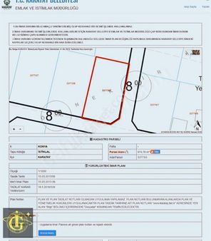 İkoniyum'dan İstiklale Sınır 4 Kat 8 Dairelik 801 M2 Köşe Arsa