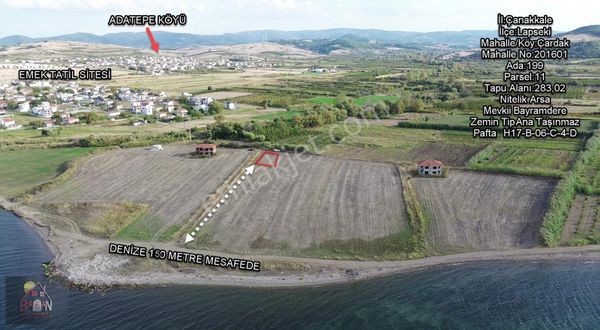 Çanakkale Lapseki Çardakta Fırsat Fiyata Satılık Arsa