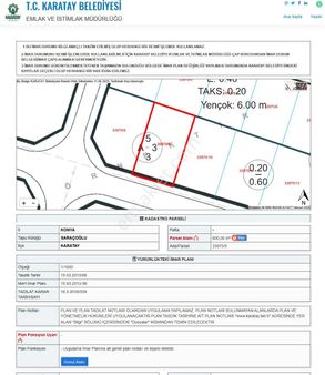 İkoniyum'dan Saraçoğlunda 600 M2 3 Kata İmarlı Köşe Arsa