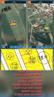 Arsuz Gokmeydan Mahallesi'nde Satılık Parsel