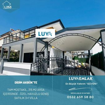 Didim Akbük’te Deniz Manzaralı Özel Havuzlu Tam Müstakil 3+1 Sıfır Villa