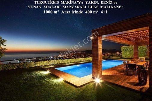 Turgutreis Marinaya Yakın 1000 M2 Arsa İçinde 400 M2 4+1