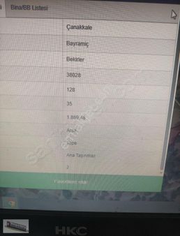 Çanakkale Bayramiç Bekirler Köyü İçnde Tek Katli Ev Bulunan Arsa