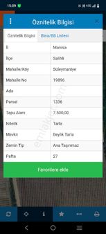 Salihli Uras Gayrimenkul Den Satılık Tarla