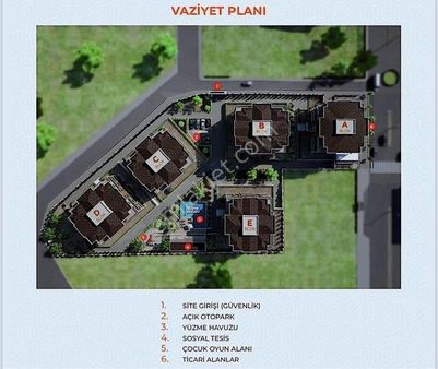 G A'dan Karnur İnşaat Yıldızhan Projesinden Lüx 3+1 Daireler